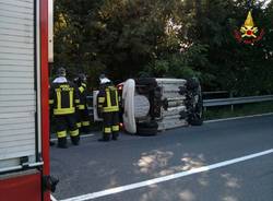 ribaltamento ronchi via corridoni