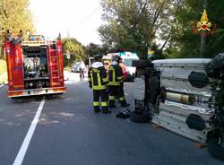 ribaltamento ronchi via corridoni