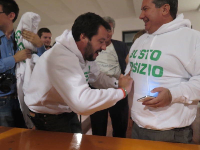 Salvini a Busto Arsizio