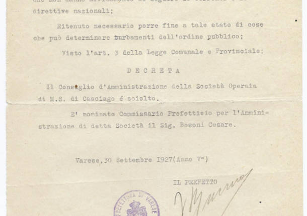 Soms Casciago festeggia 130 anni