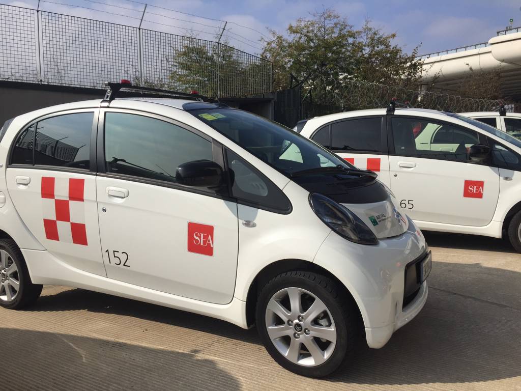 Auto elettriche a Malpensa