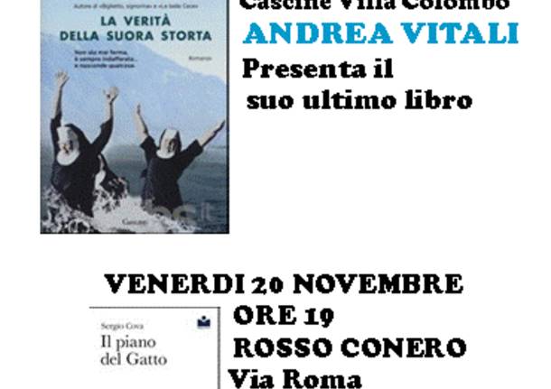 INCONTRO CON AUTORE: ANDREA VITALI