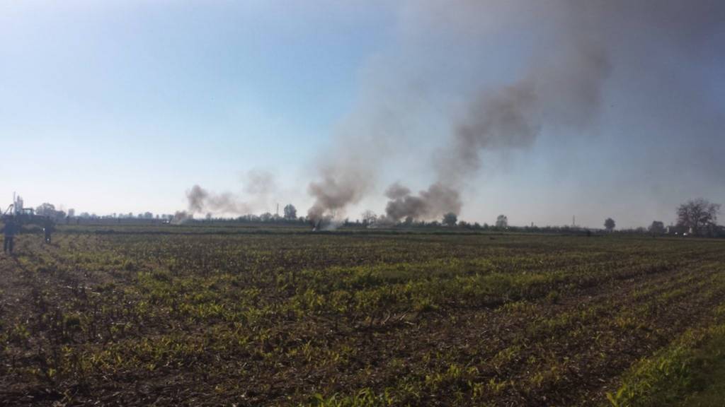 Convertiplano cade nel Vercellese, due morti