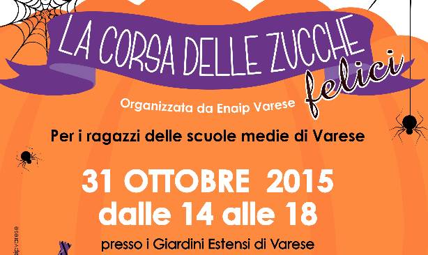 corsa delle zucche felici varese enaip