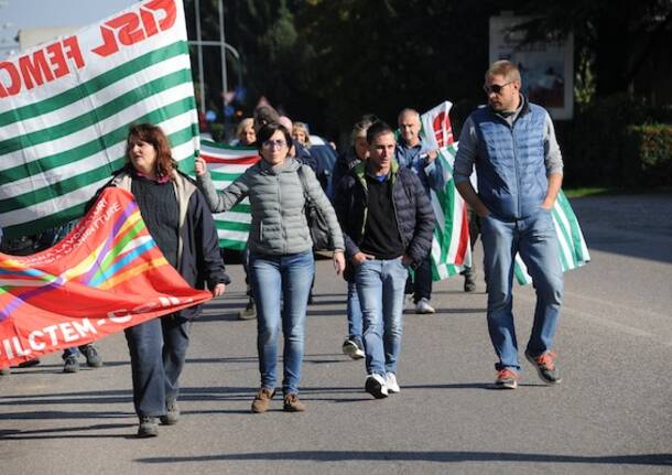 Sciopero alla Zucchi-Bassetti di Rescaldina