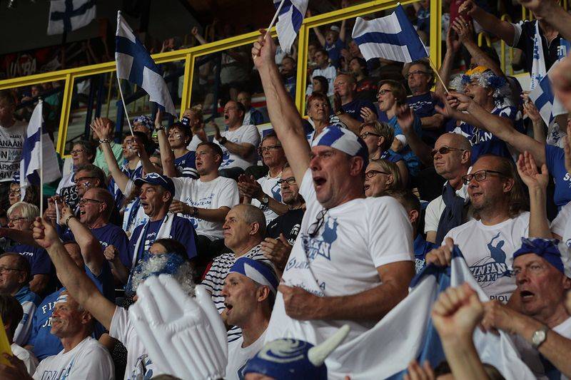Eurovolley tifosi finlandia russia