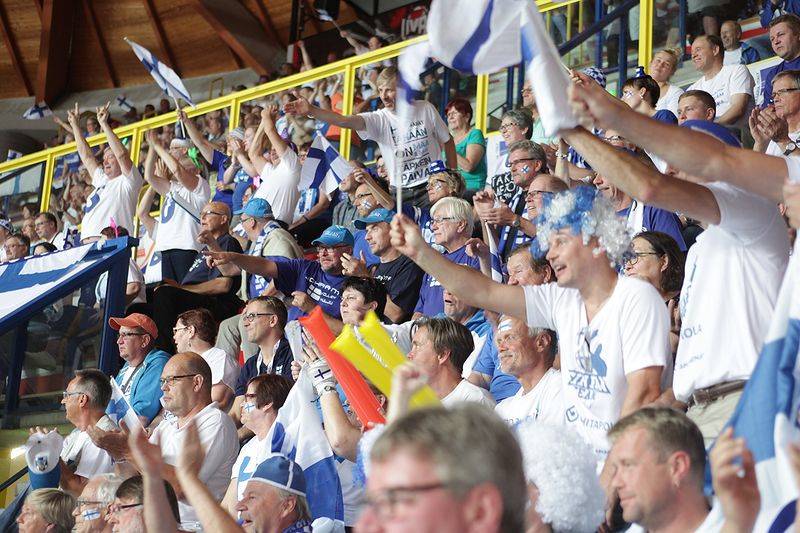 Eurovolley tifosi finlandia russia