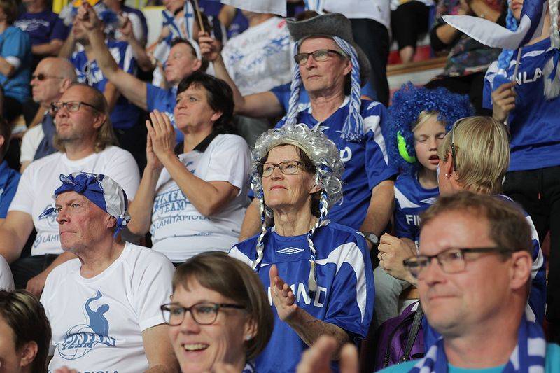 Eurovolley tifosi finlandia russia