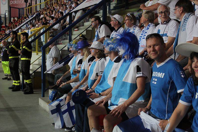 Eurovolley tifosi finlandia russia