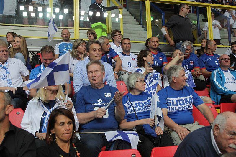 Eurovolley tifosi finlandia russia