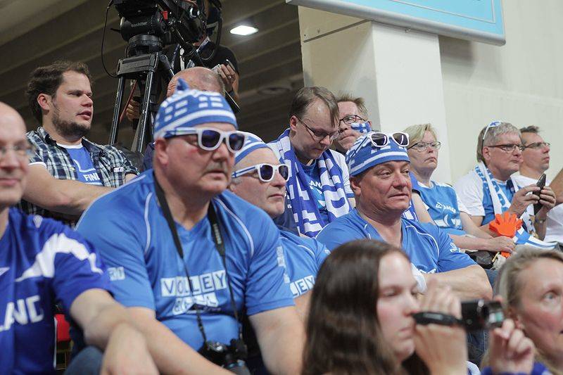 Eurovolley tifosi finlandia russia