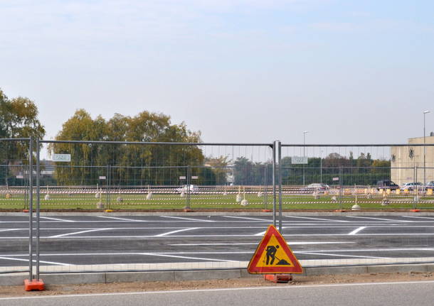 Il nuovo parcheggio del Cimitero