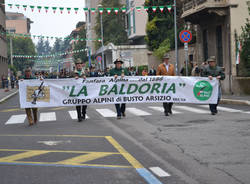 L'aunata degli alpini a Busto