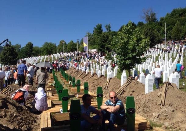 La marcia della pace a Srebrenica