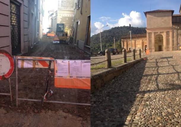 Lavori in via parrocchiale