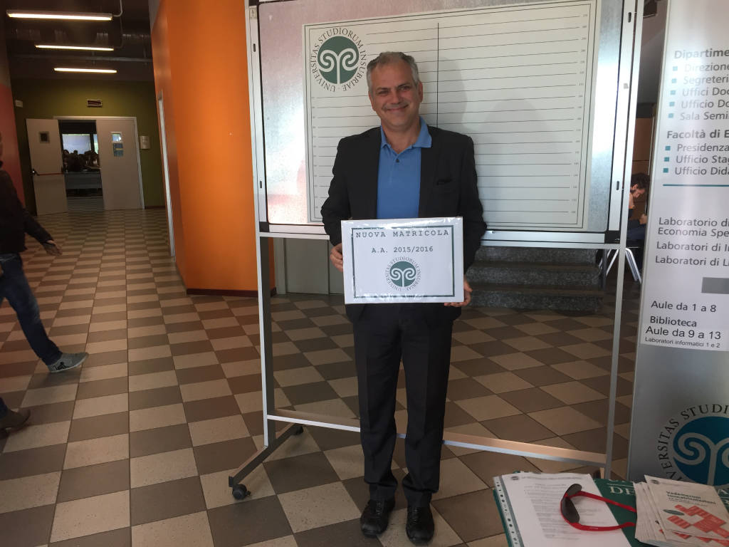 Le matricole entrano all'Insubria