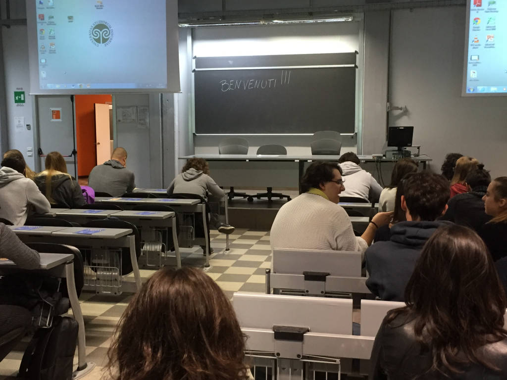 Le matricole entrano all'Insubria
