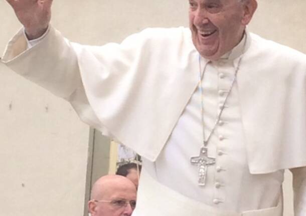 Contradaioli S.Magno in udienza da papa Francesco – ottobre 2015