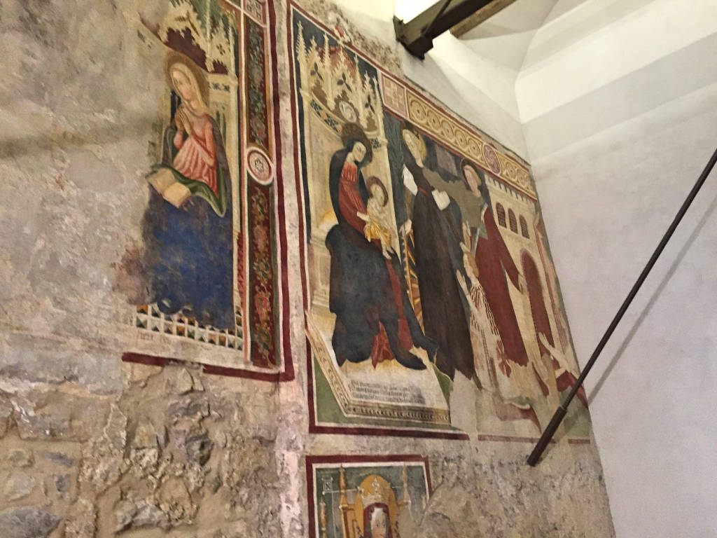 Nella cripta di Santa Maria del Monte