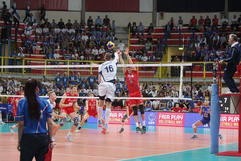 Pallavolo europei finlandia - russia