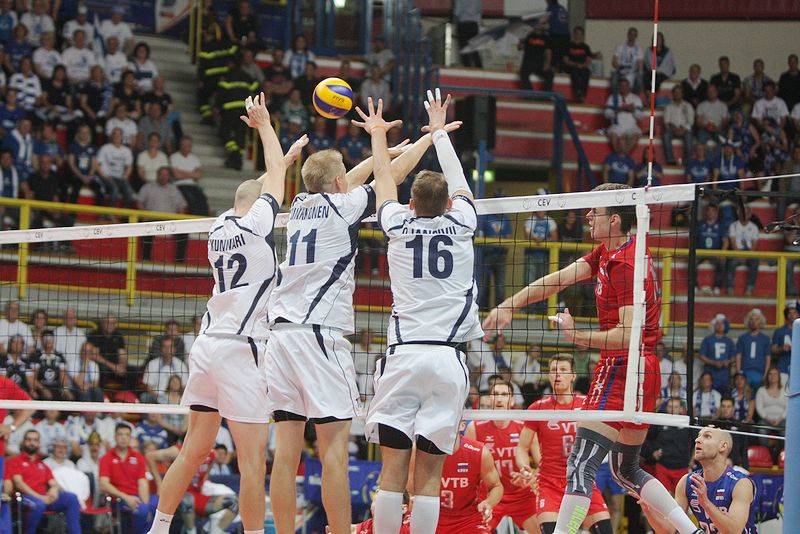 Pallavolo europei finlandia - russia