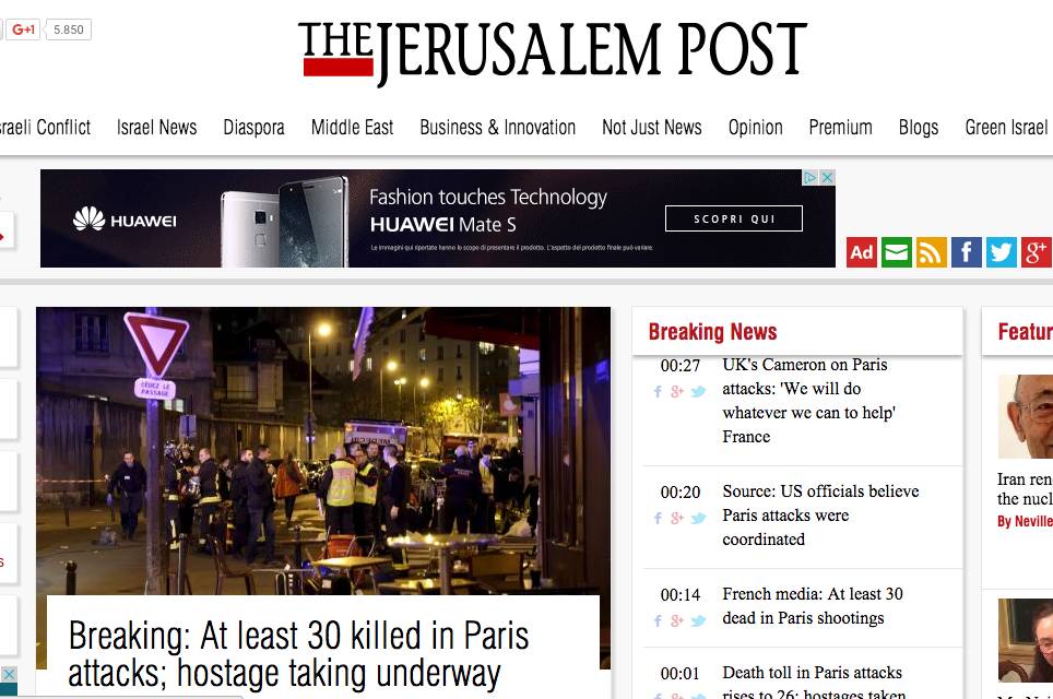 13 novembre 2015 attentati parigi home pages