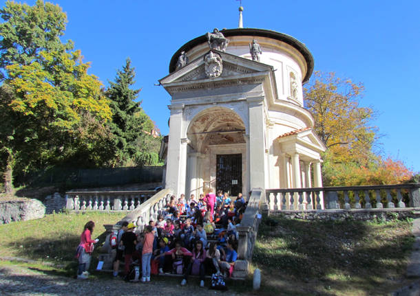 I bambini della Galilei ciceroni al Sacro Monte