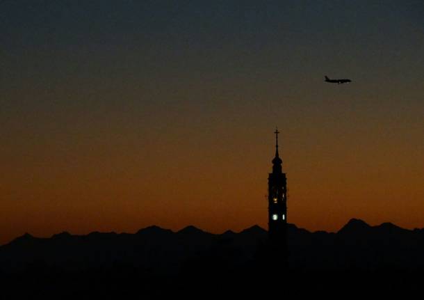 Campanile al tramonto