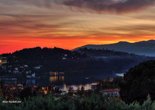 Tramonto da Laveno Mombello