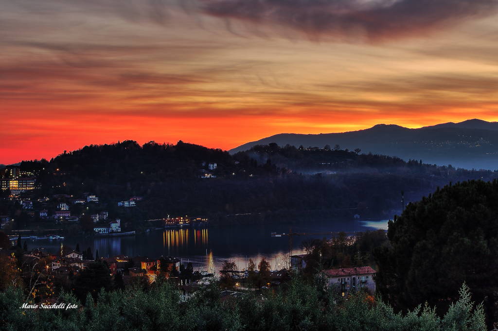 Tramonto da Laveno Mombello