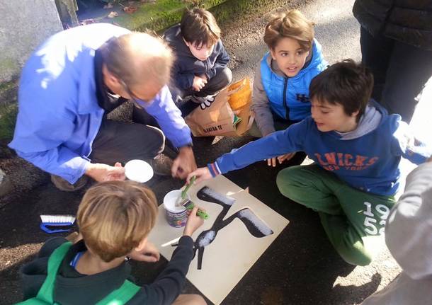 I bambini dipingono il Pedibus