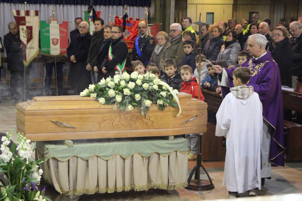 I funerali di Giuseppe Battaini