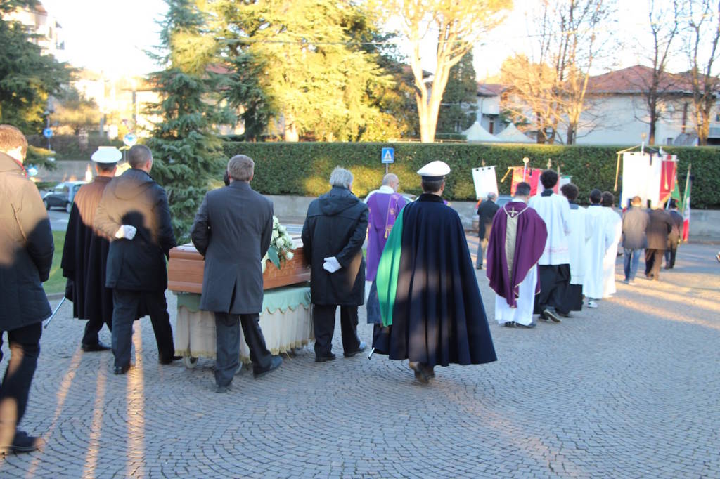 I funerali di Giuseppe Battaini