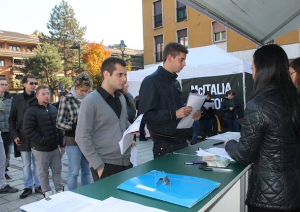 Selezioni per il McDonalds’ di San Vittore Olona