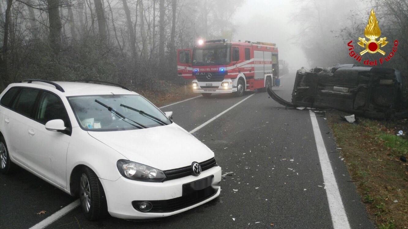 Incidente in via Giusti a Somma Lombardo