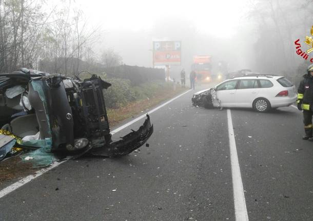 Incidente in via Giusti a Somma Lombardo