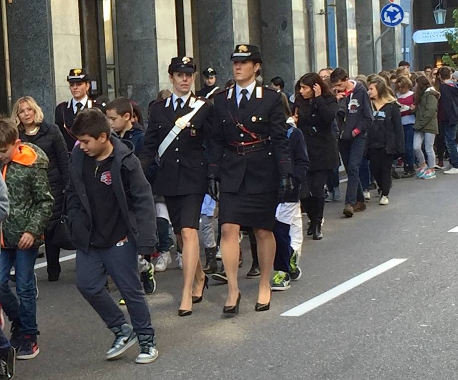 La sfilata del 4 Novembre 2015 a Varese