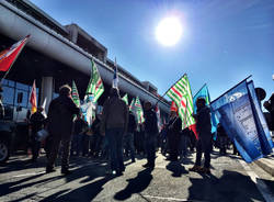 Lavoratori Malpensa Ryanair protesta