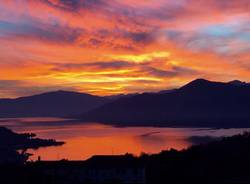 Lo spettacolo del tramonto a Novembre 