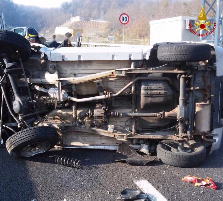 pedemontana ribaltamento