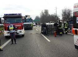 a8 incidente 22 dicembre vigili del fuoco