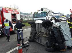 a8 incidente 22 dicembre vigili del fuoco