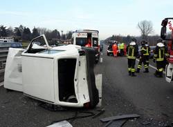 a8 incidente 22 dicembre vigili del fuoco