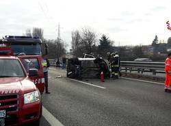 a8 incidente 22 dicembre vigili del fuoco