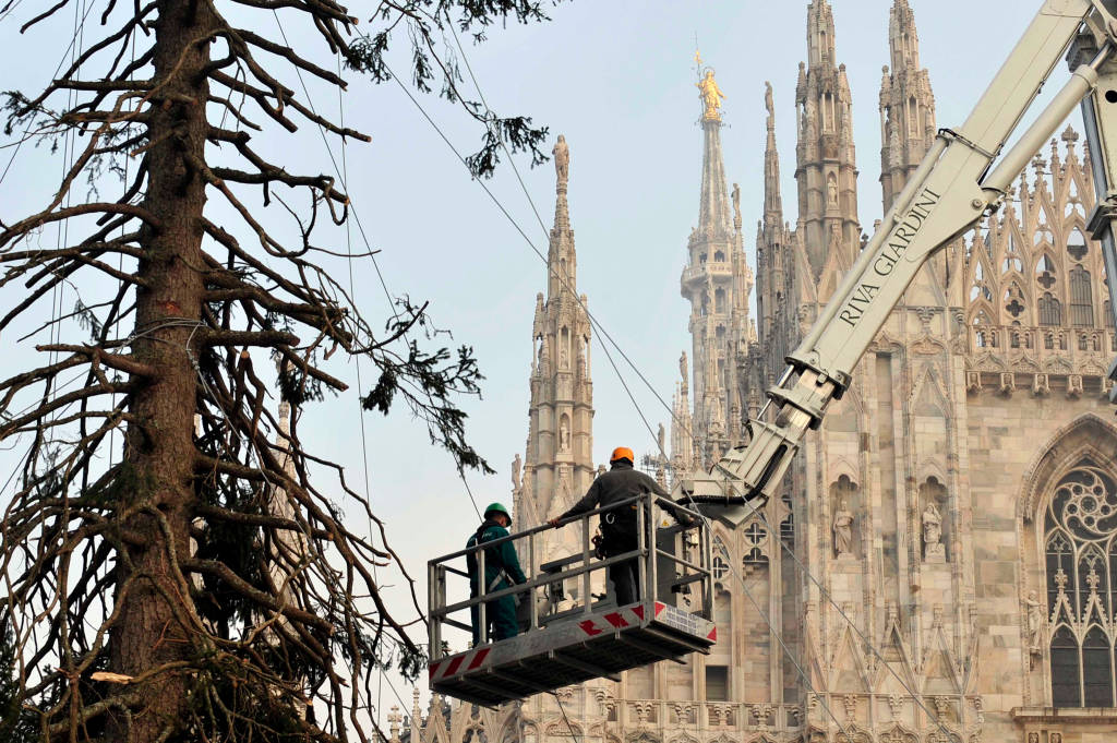 albero di natale duomo di milano dicembre 2015
