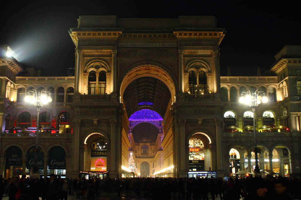 Galleria Vittorio Emanuele addobbata