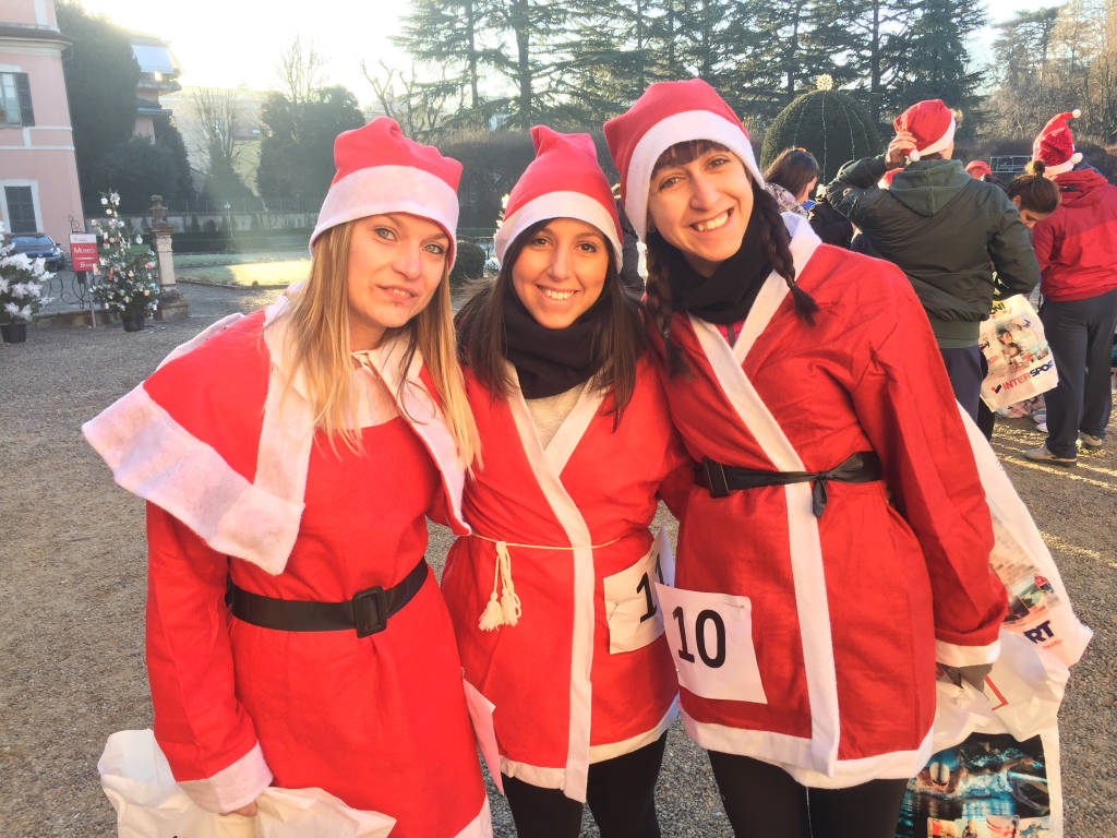 Corsa dei Babbi Natale a Varese