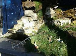 Distrutto il presepe di Cittiglio