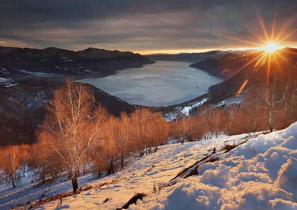 Il lago maggiore dalla Forcora