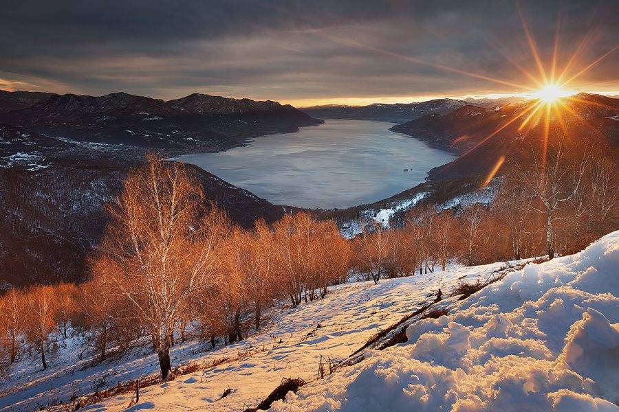 Il lago maggiore dalla Forcora